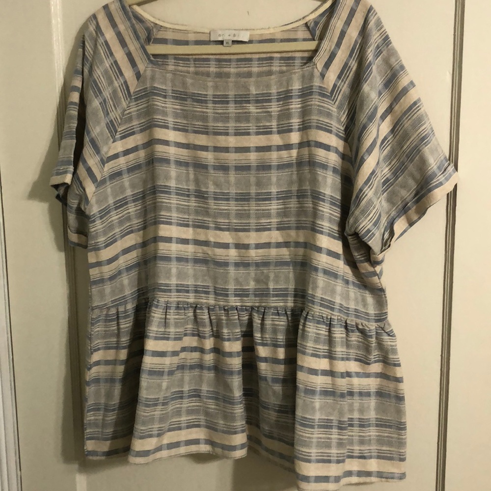 Anthropologie Peplum blouse